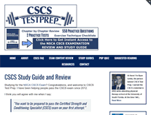 Tablet Screenshot of cscstestprep.com